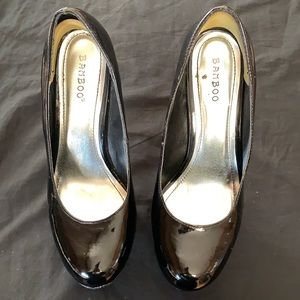 Bamboo platform heels